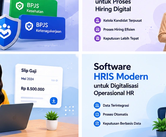 ESS HRIS untuk Cuti Absensi dan Slip Gaji Online