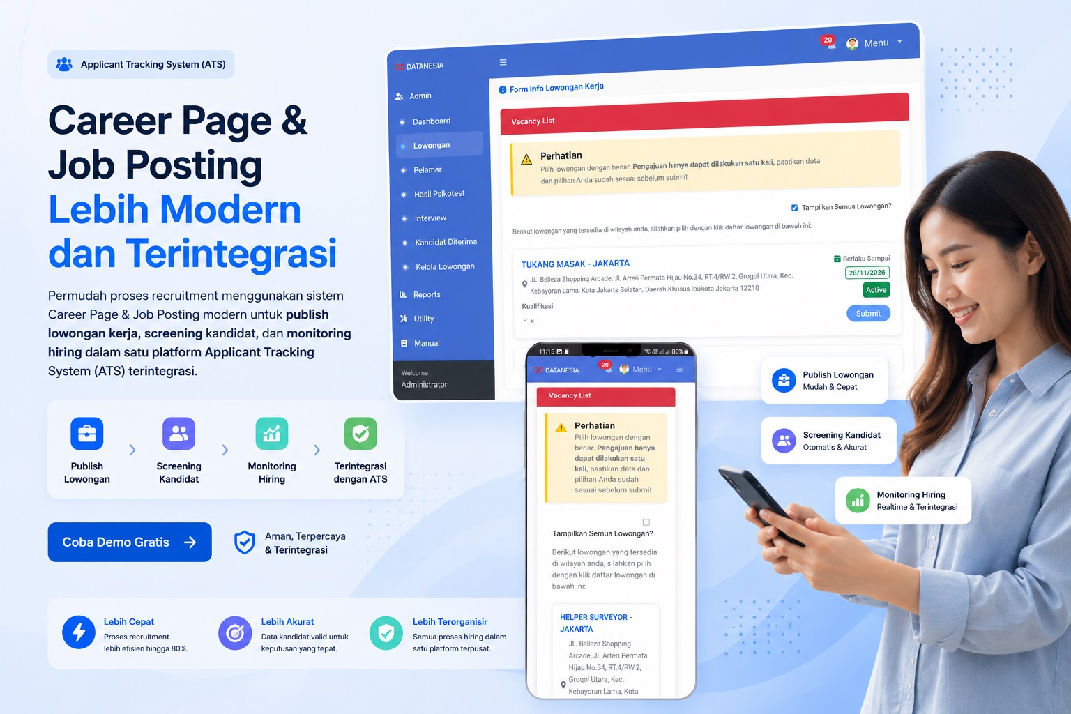 Career Page dan Job Posting ATS Modern Indonesia